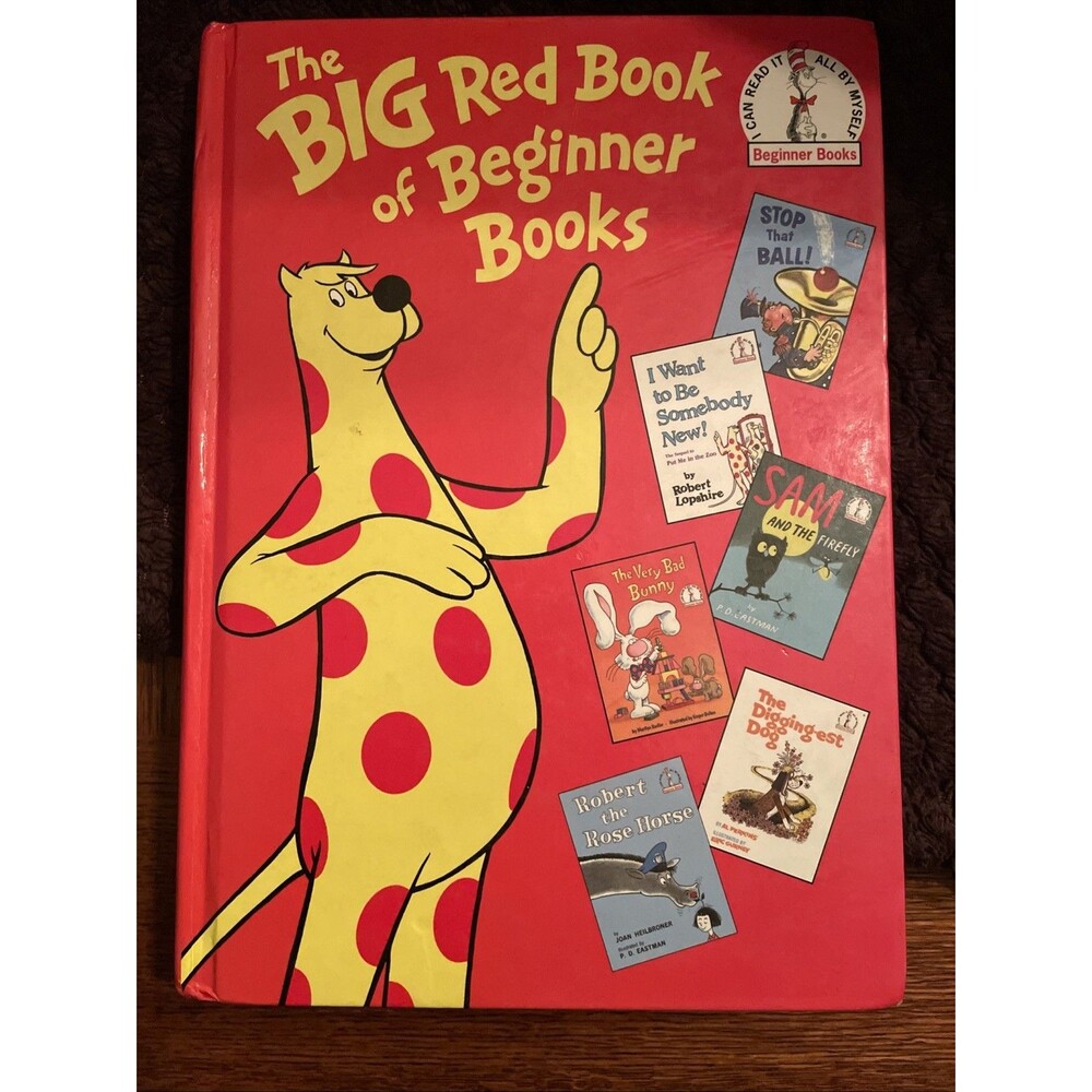 Dr. Seuss Big Red Book of Beginner Books 1995, 6 Stories- 9780375865312